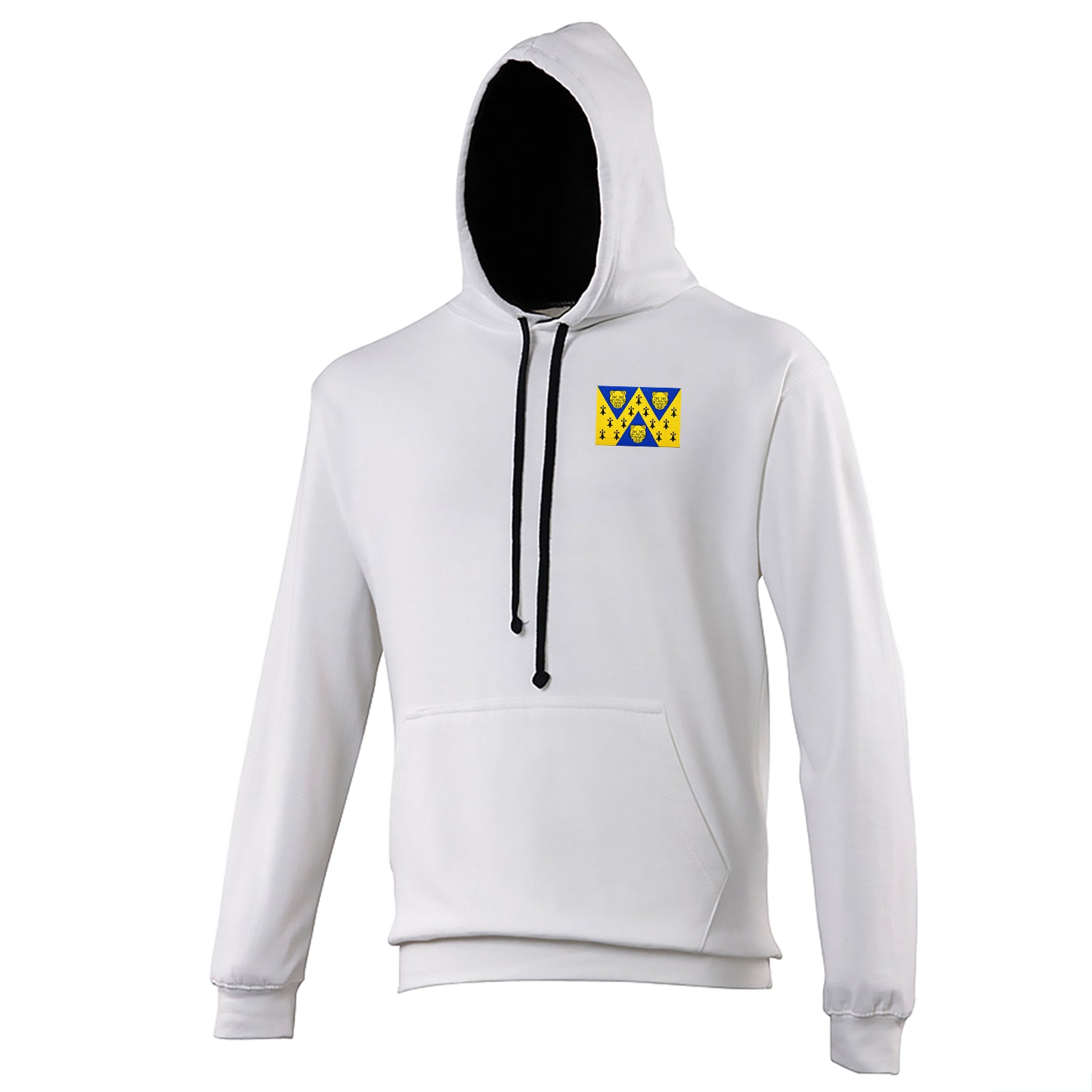 Flag of Shropshire Contrast Hoodie