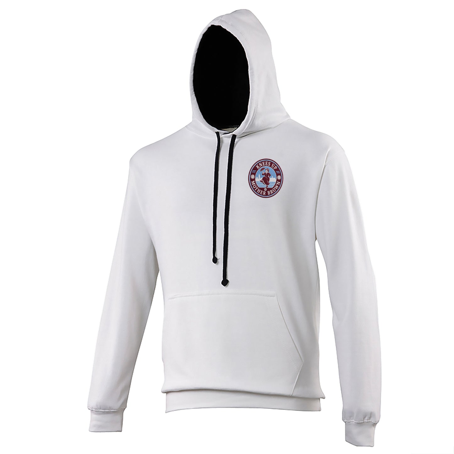 Knees Up Mother Brown West Ham KUMB Contrast Hoodie