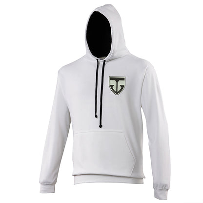 Retro Ayr United Embroidered Contrast Hoodie