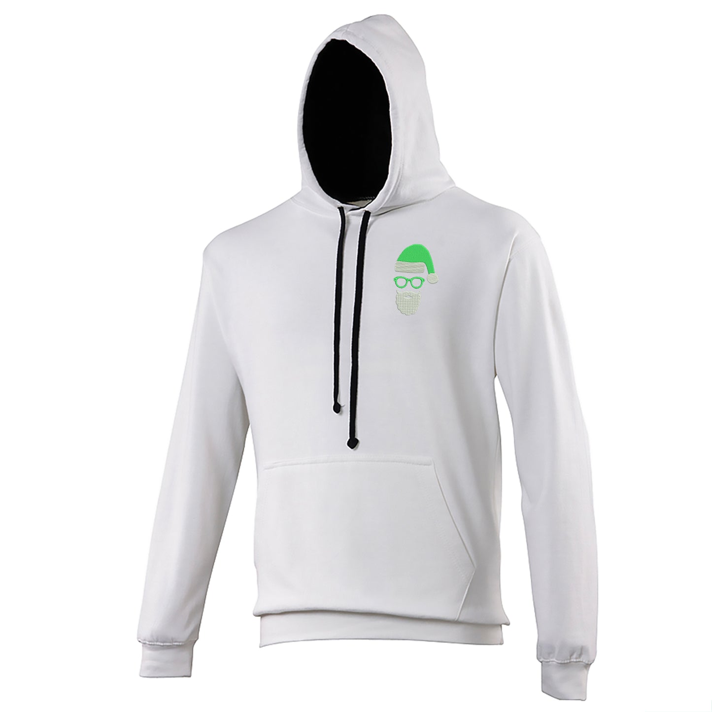 Hibernian Christmas Contrast Hoodie