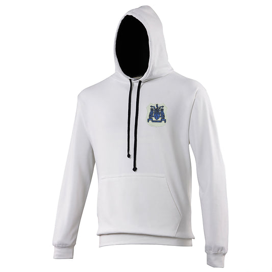 Retro Leeds 1950s Embroidered Contrast Hoodie