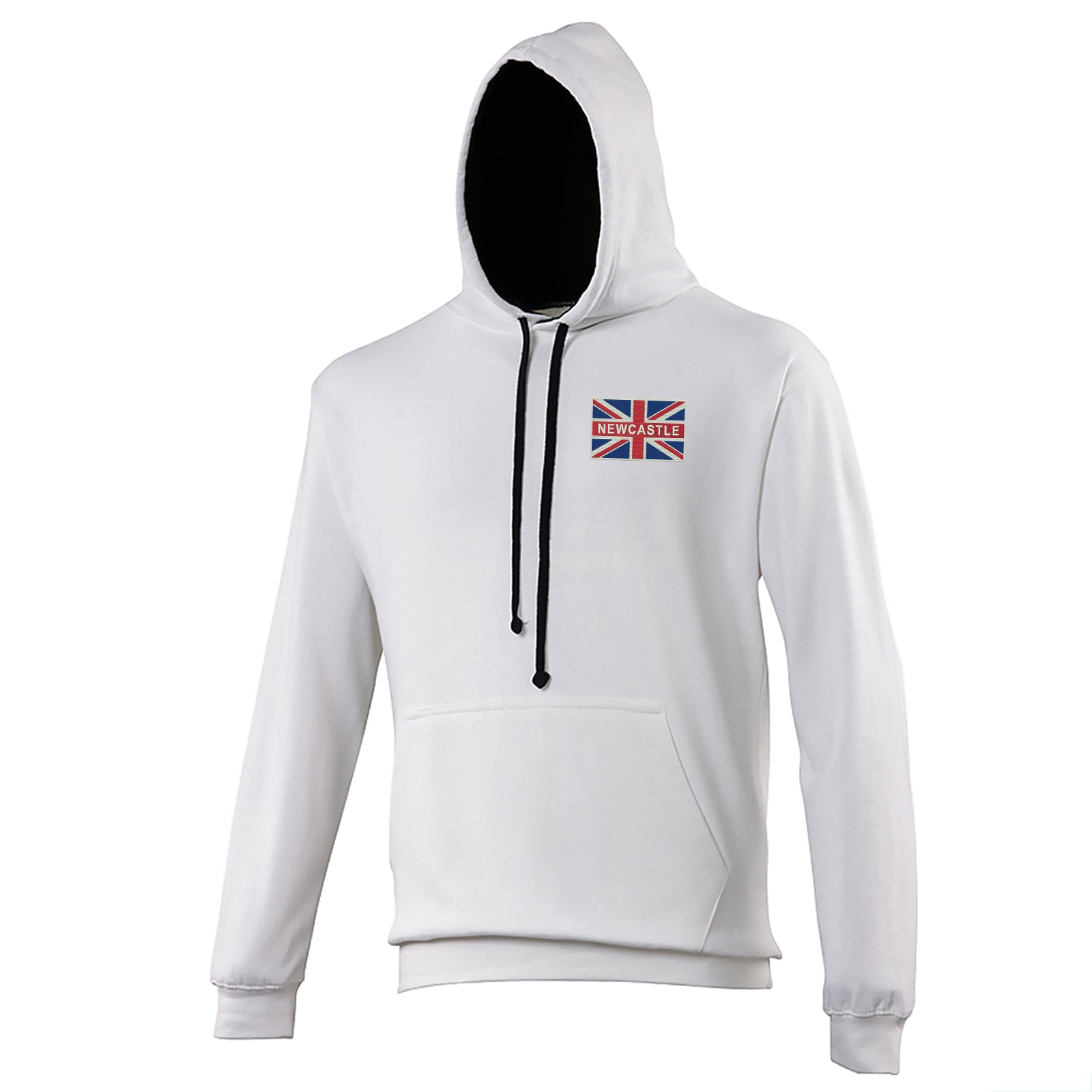 Newcastle United Union Jack Contrast Hoodie