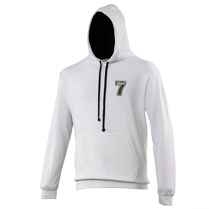 Shed7 Embroidered Contrast Hoodie