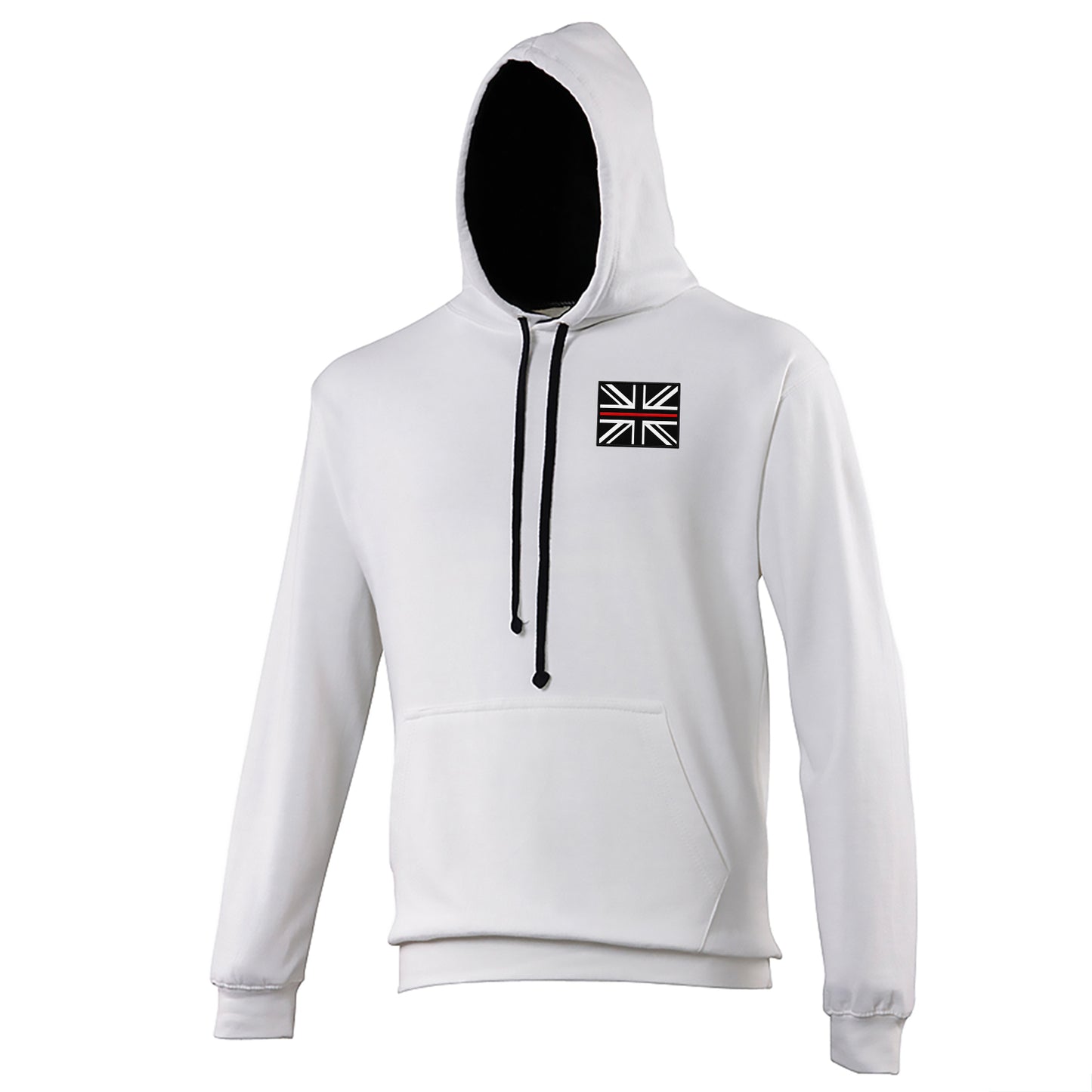 Thin Red Line Union Jack Contrast Hoodie