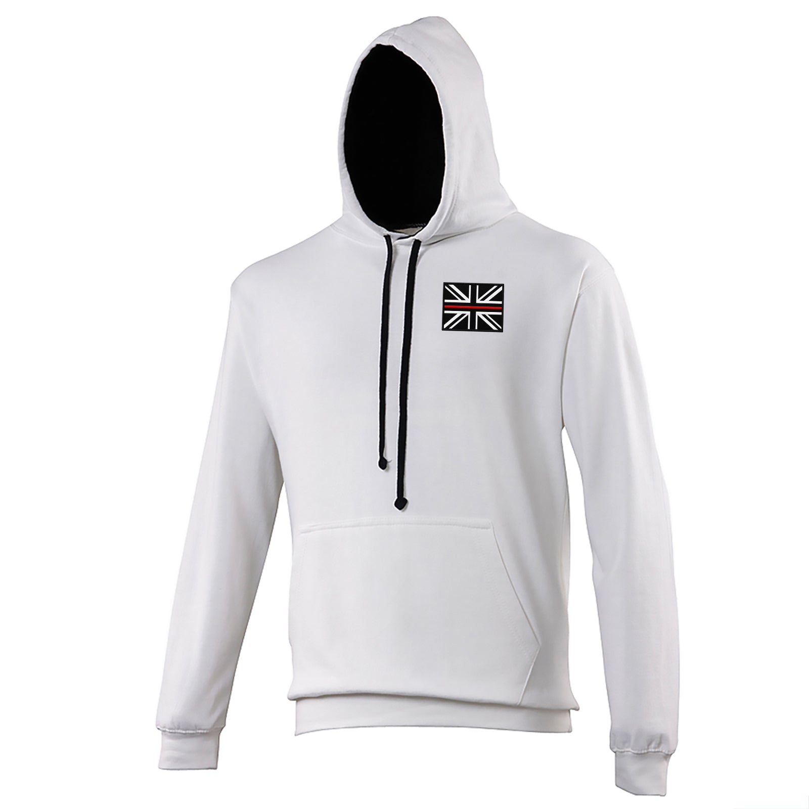 Thin Red Line Union Jack Contrast Hoodie