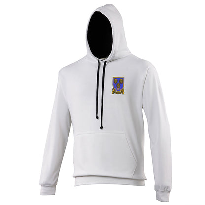 Retro Shrewsbury 1993 Embroidered Contrast Hoodie