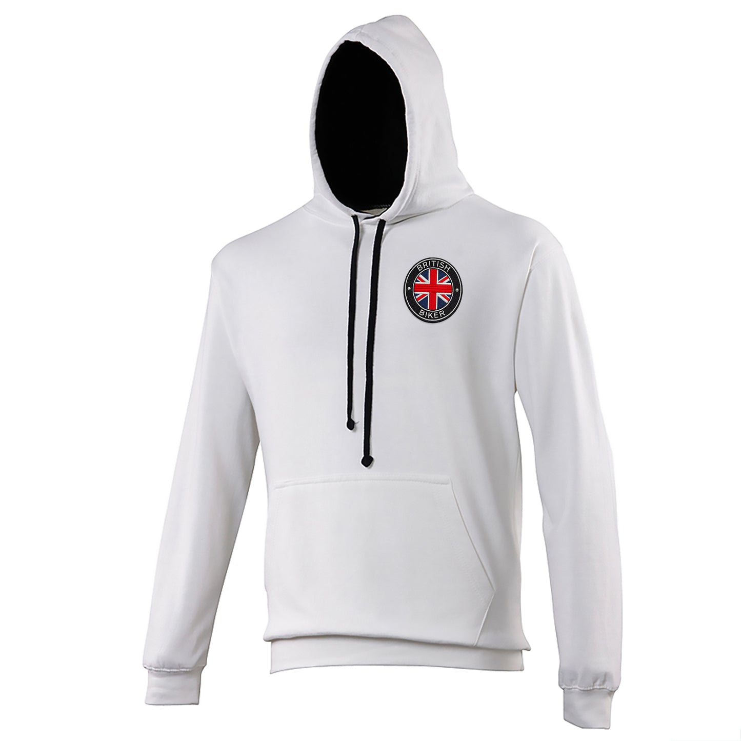 British Biker Contrast Hoodie