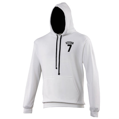 Kevin Keegan Football Contrast Hoodie