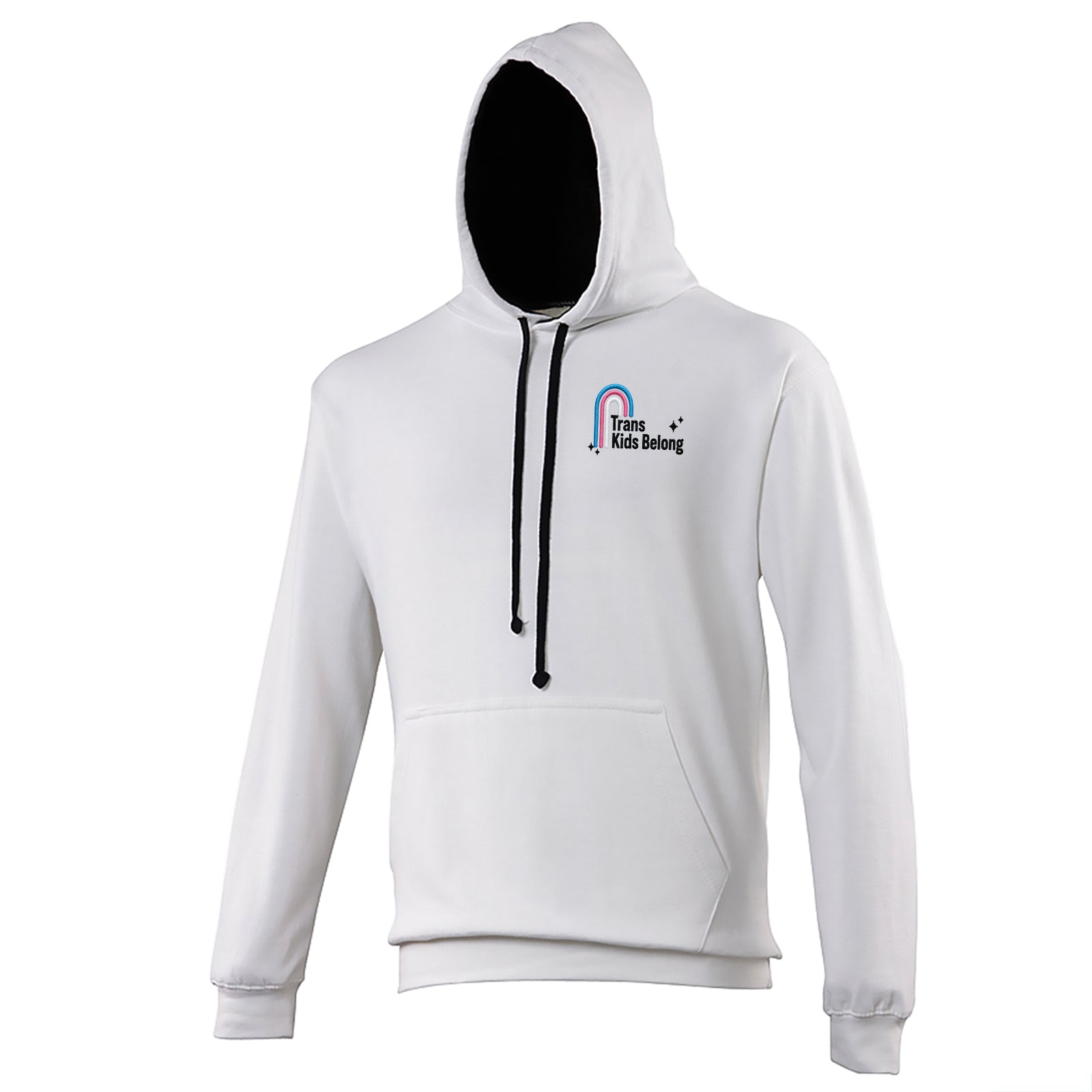 Trans Kids Belong Contrast Hoodie 