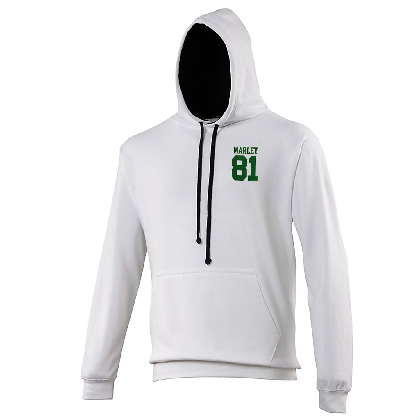 Bob Marley Football Contrast Hoodie