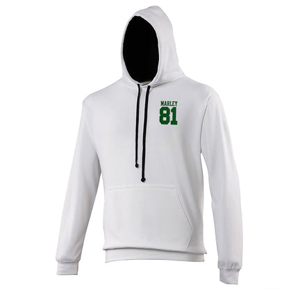 Bob Marley Football Contrast Hoodie
