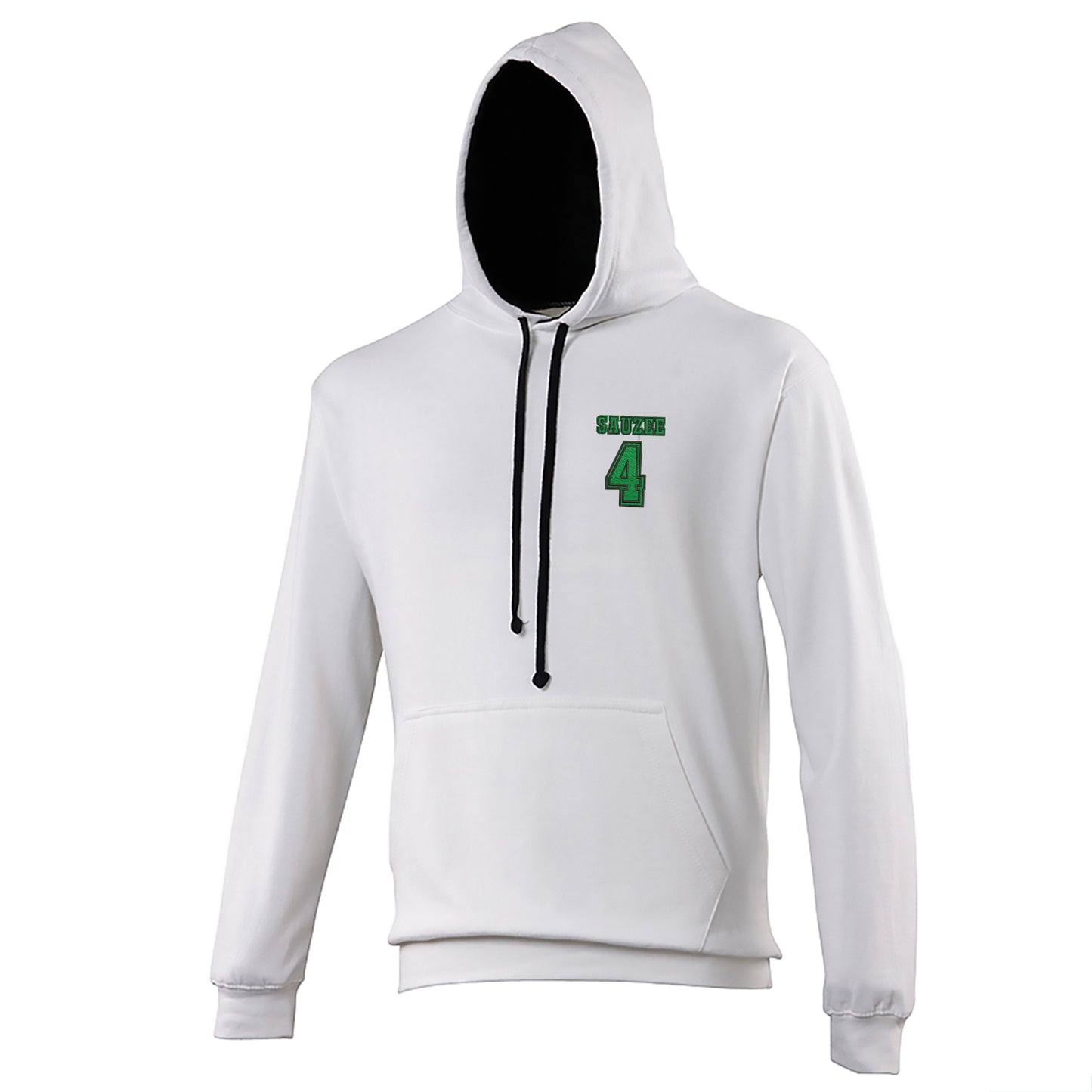 Sauzee 4 Embroidered Contrast Hoodie