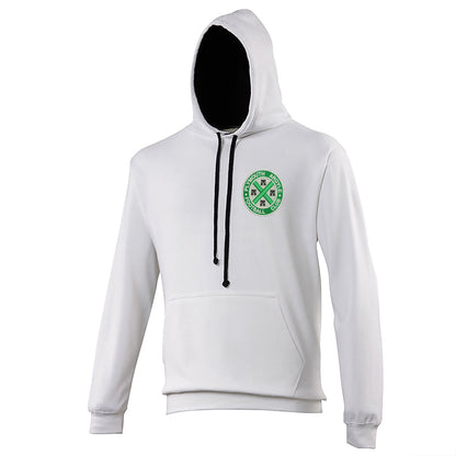Retro Plymouth 1911 Embroidered Contrast Hoodie