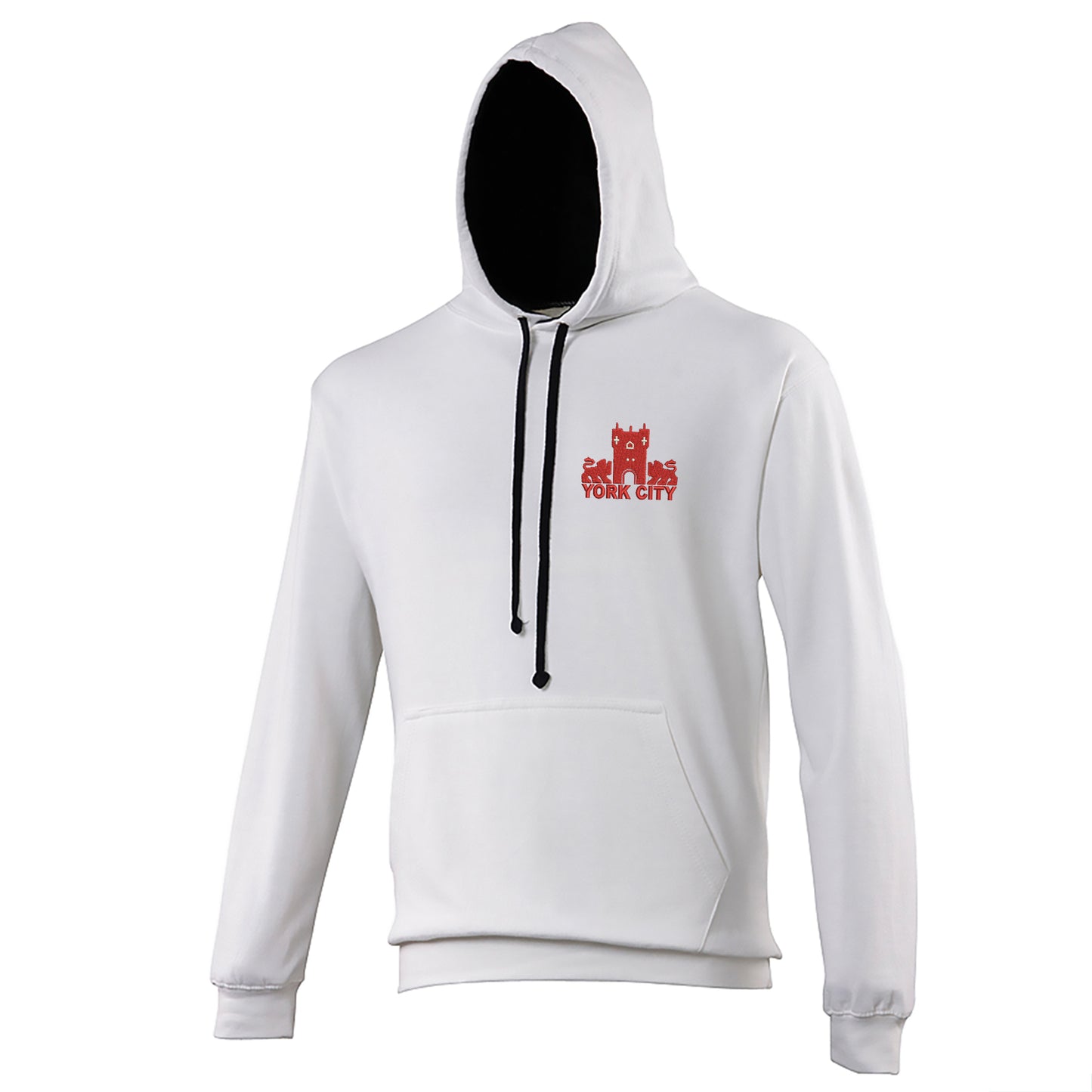 Retro York 1978 Embroidered Contrast Hoodie