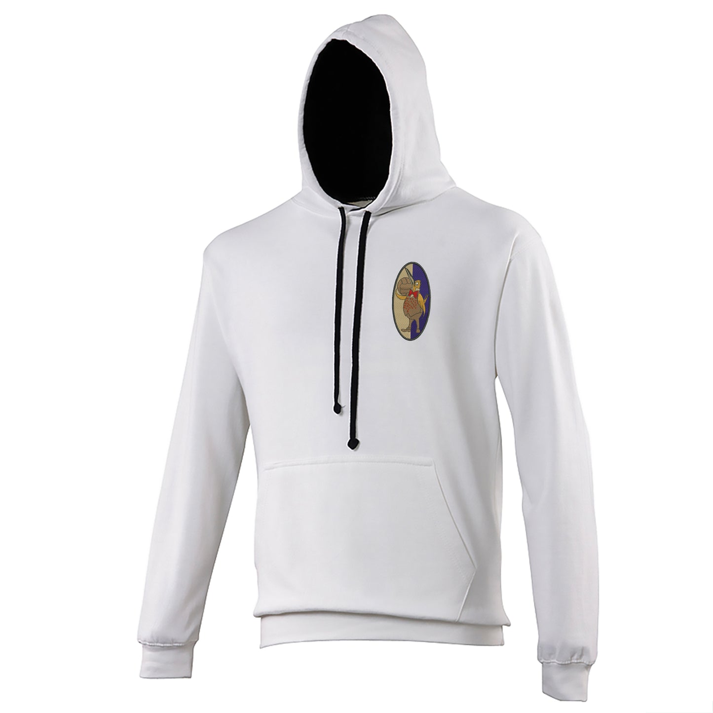 Retro West Brom 1933 Embroidered Contrast Hoodie