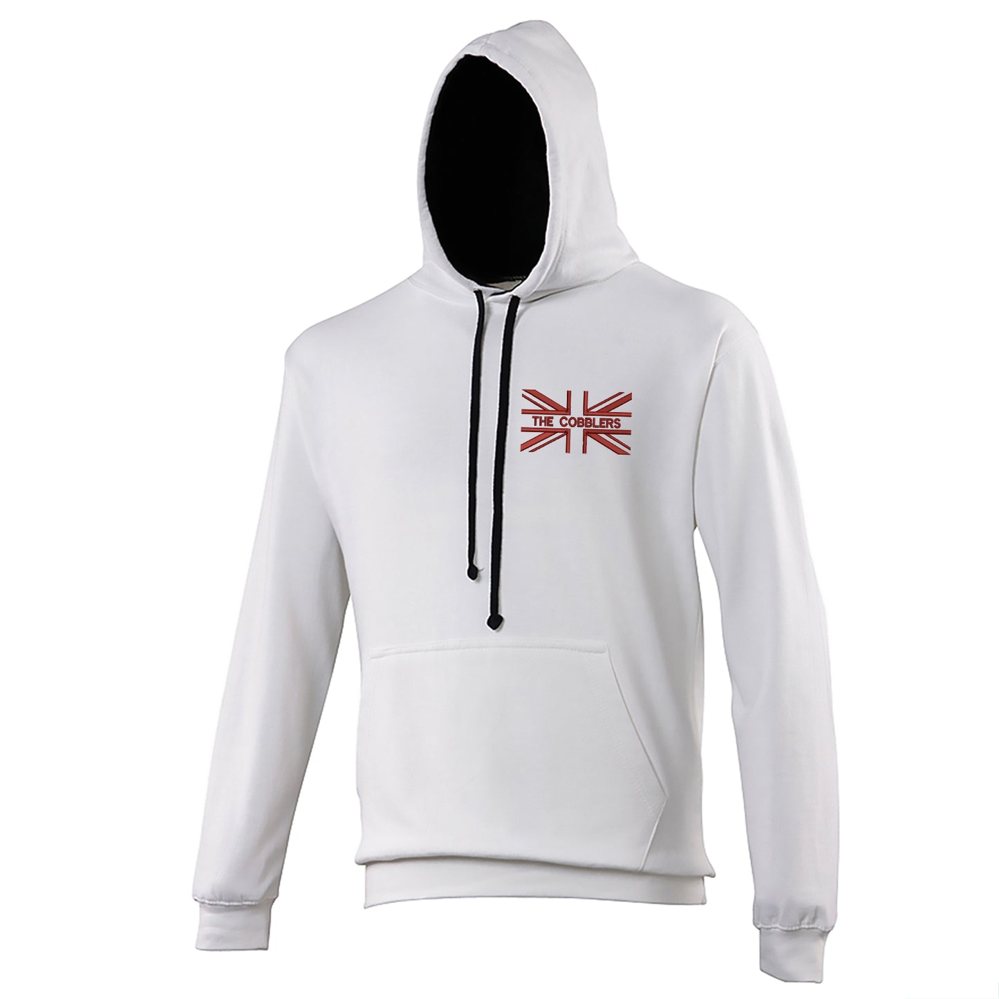 The Cobblers Union Jack Embroidered Contrast Hoodie