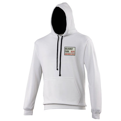 Selhurst Park SE25 Embroidered Contrast Hoodie