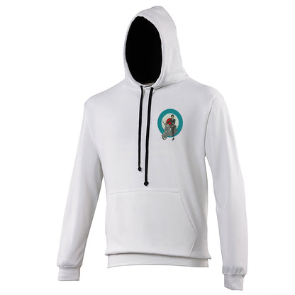 Retro MOD Scooter Contrast Hoodie