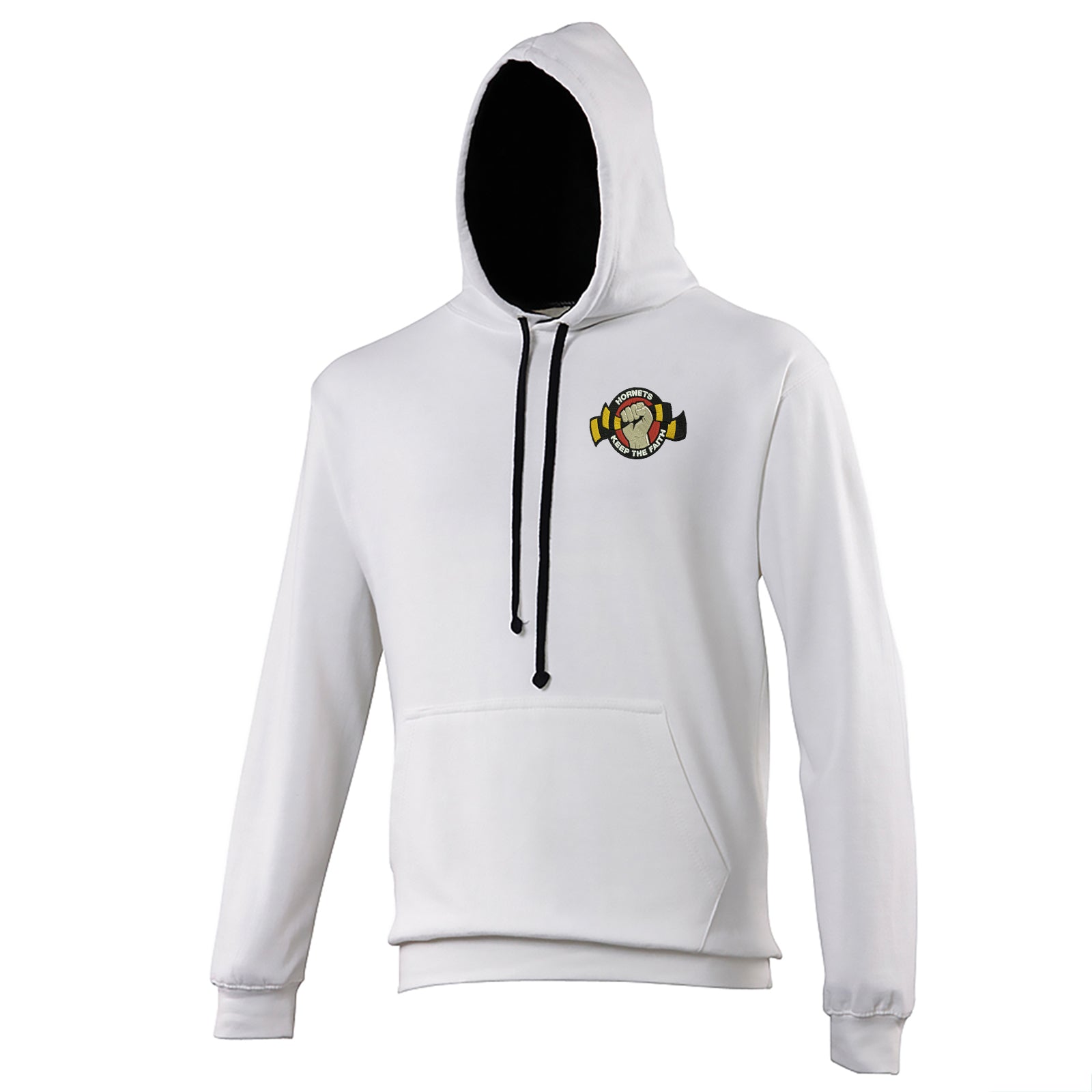 Watford FC Football Contrast Hoodie