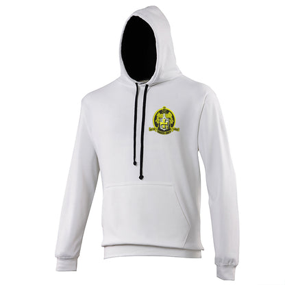 Retro Wolves 1947 Embroidered Contrast Hoodie