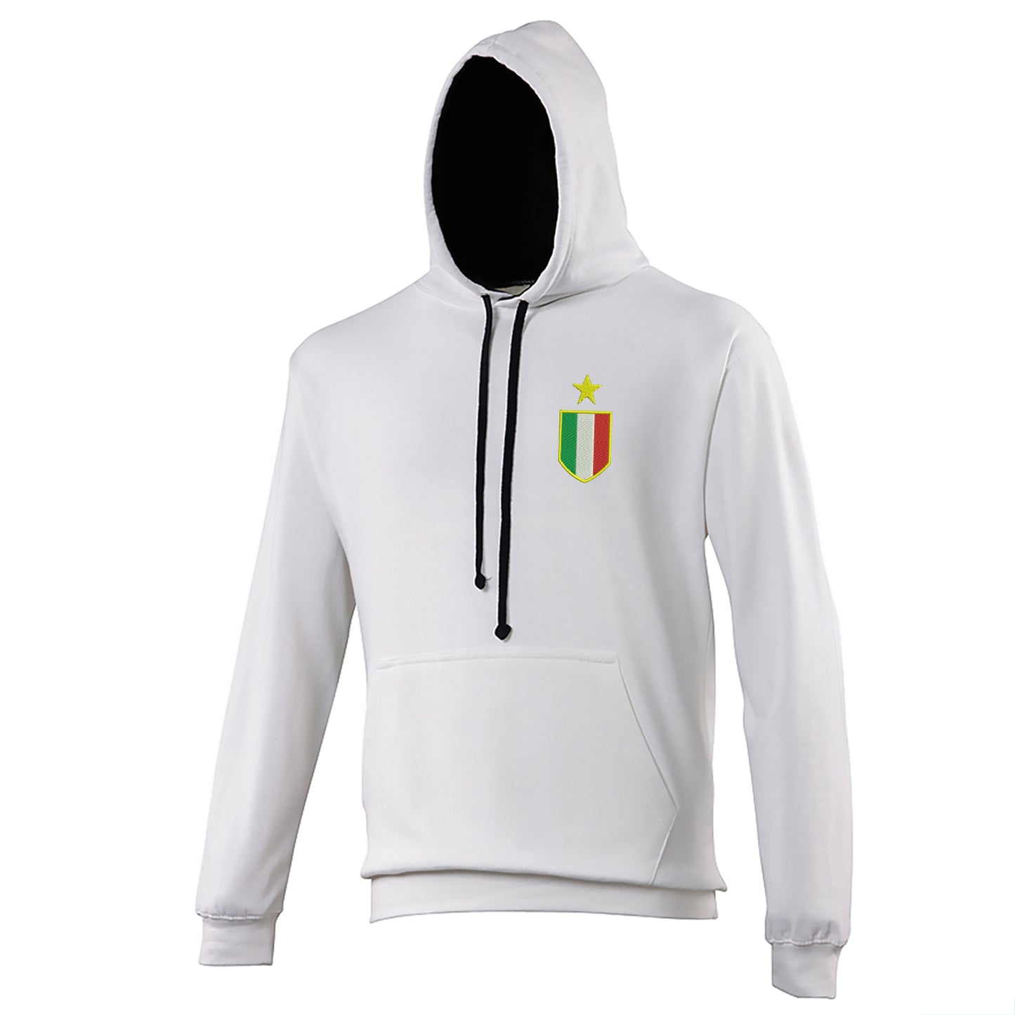 Retro Juventus 1961 Embroidered Contrast Hoodie