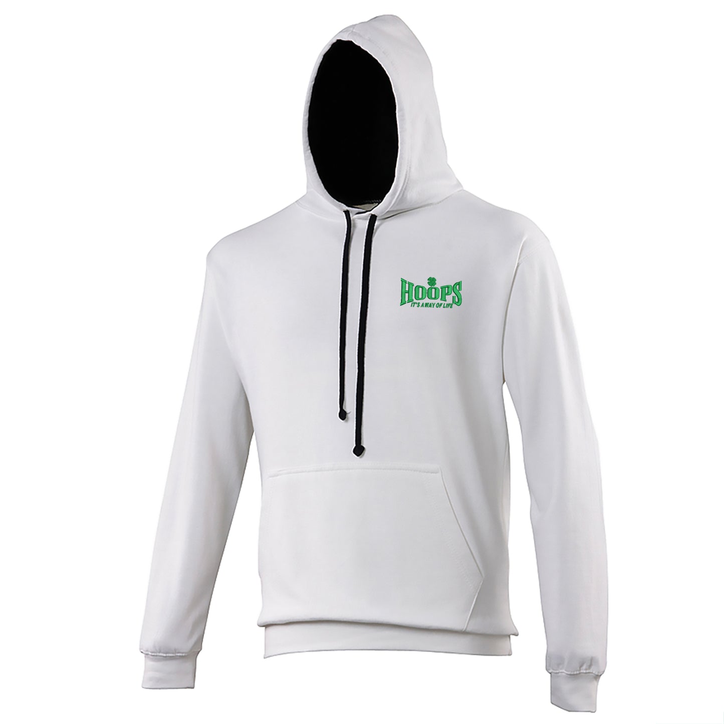Hoops Its a Way of Life Contrast Hoodie