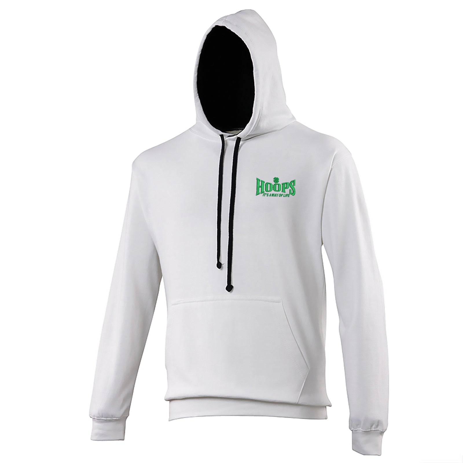 Hoops Its a Way of Life Contrast Hoodie