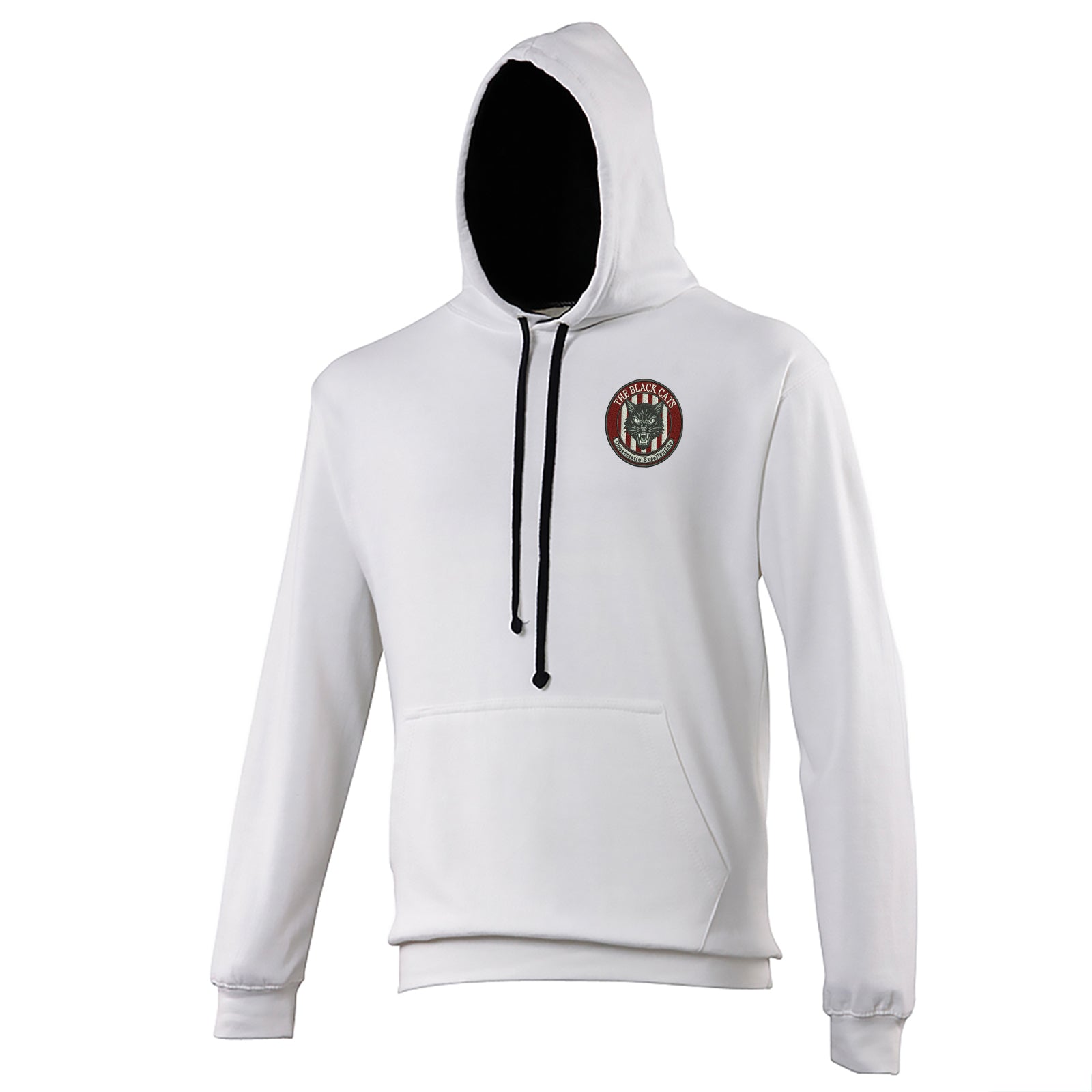 SAFC Embroidered Black Cats Hoodie
