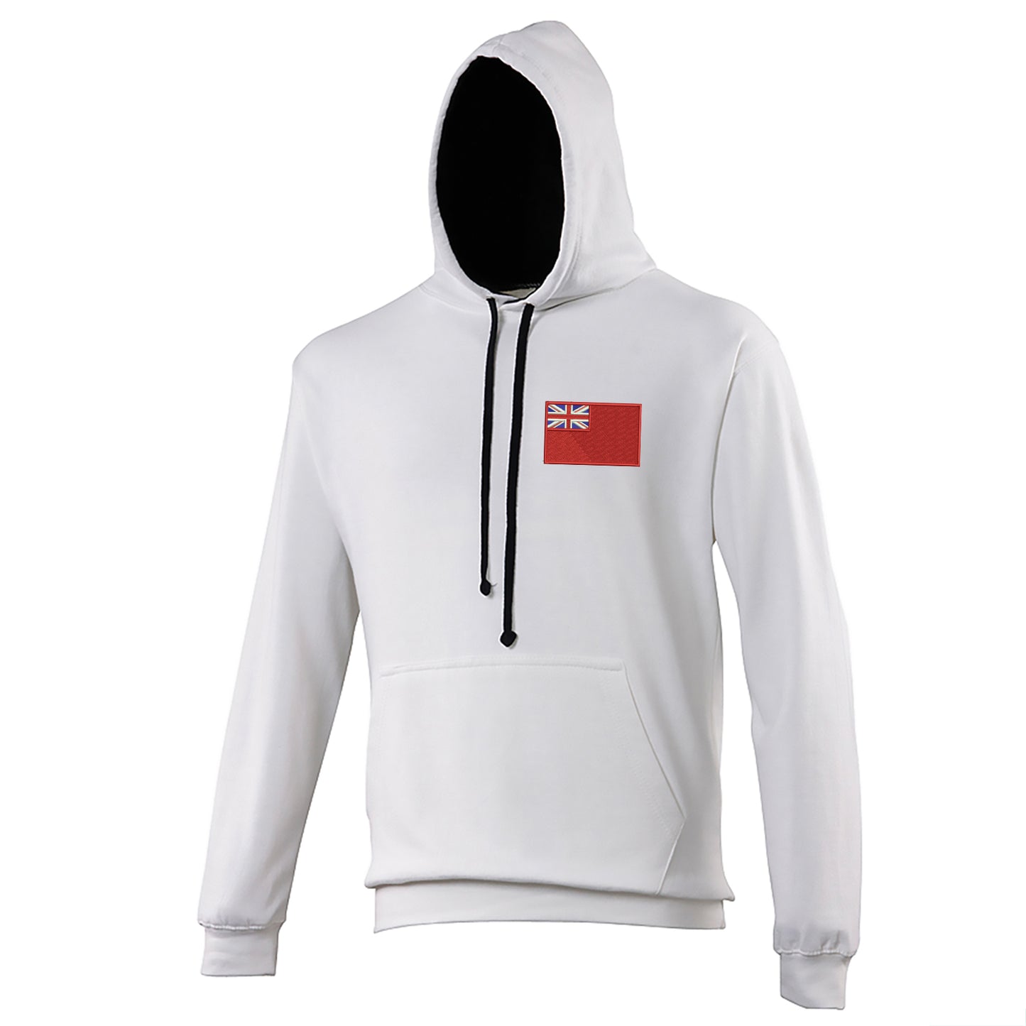 Red Ensign Embroidered Contrast Hoodie