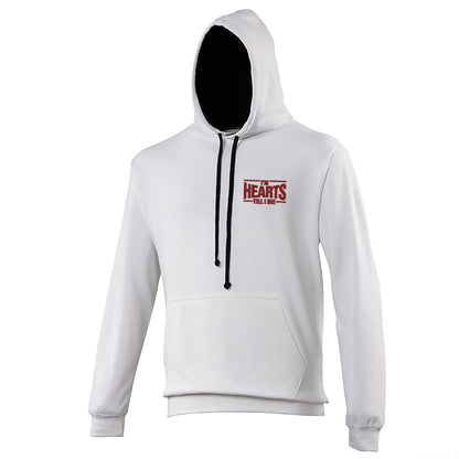 I'm Hearts Till I Die Embroidered Contrast Hoodie