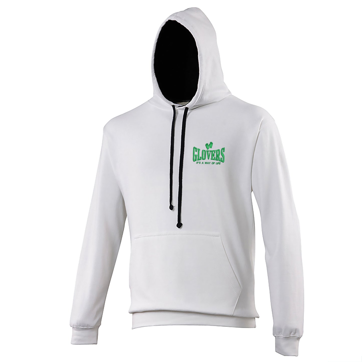 Glovers It's a Way of Life Embroidered Contrast Hoodie