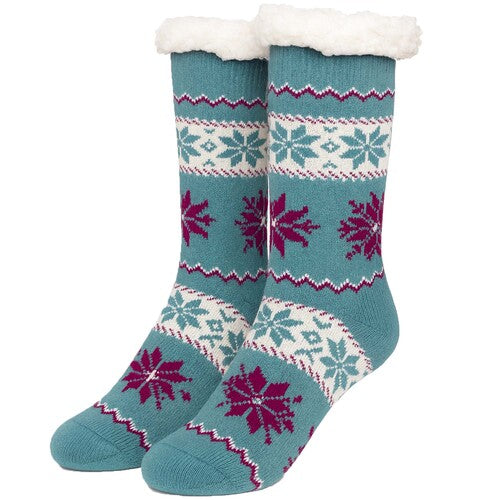 Ladies Christmas Slipper Socks