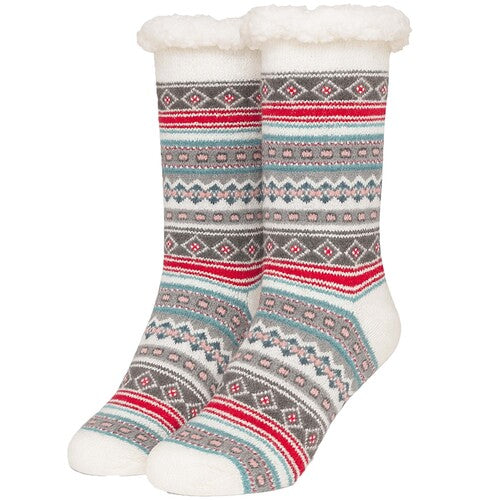 Ladies Christmas Slipper Socks