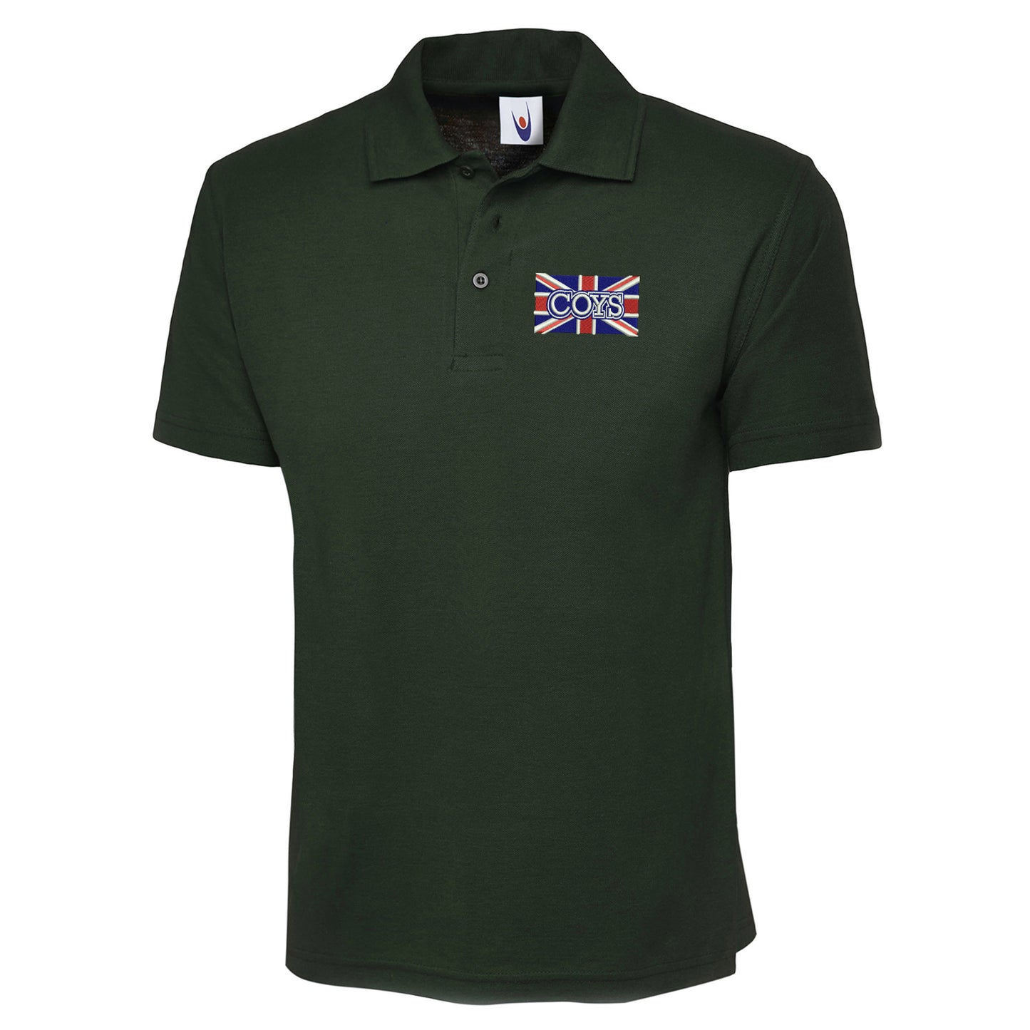 COYS Union Jack Embroidered Classic Polo Shirt