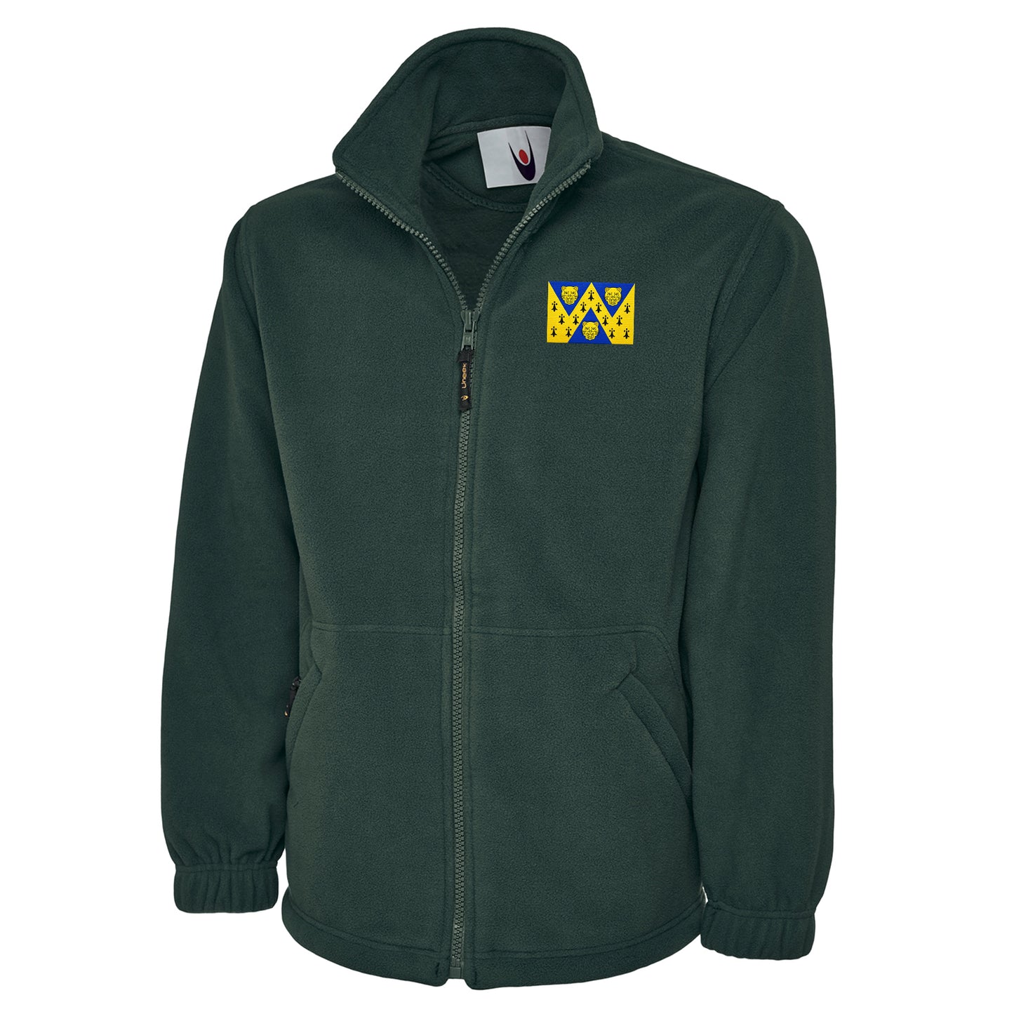 Flag of Shropshire Fleece Jacket