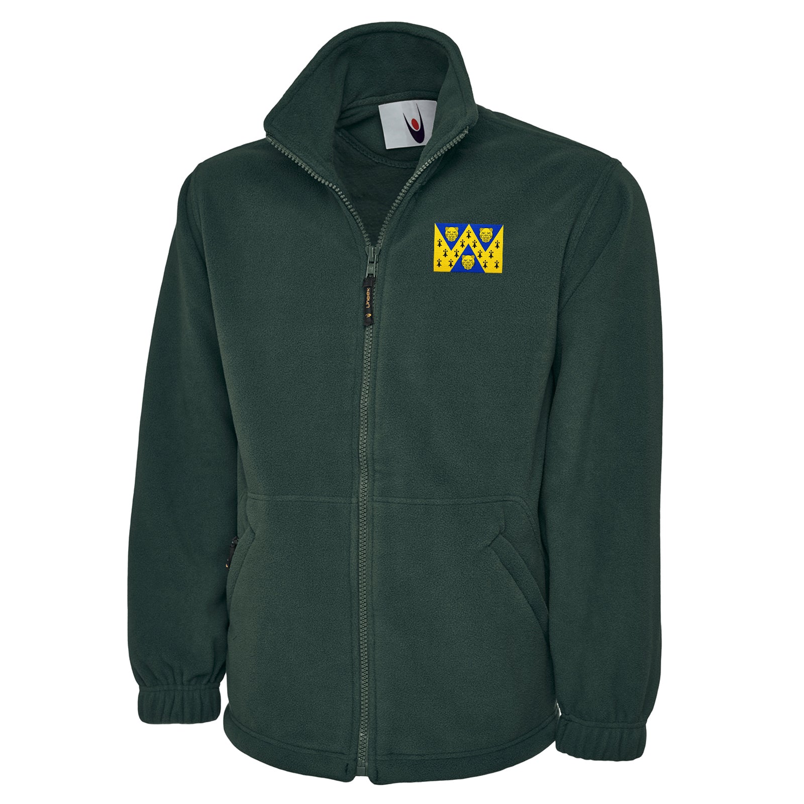 Flag of Shropshire Fleece Jacket