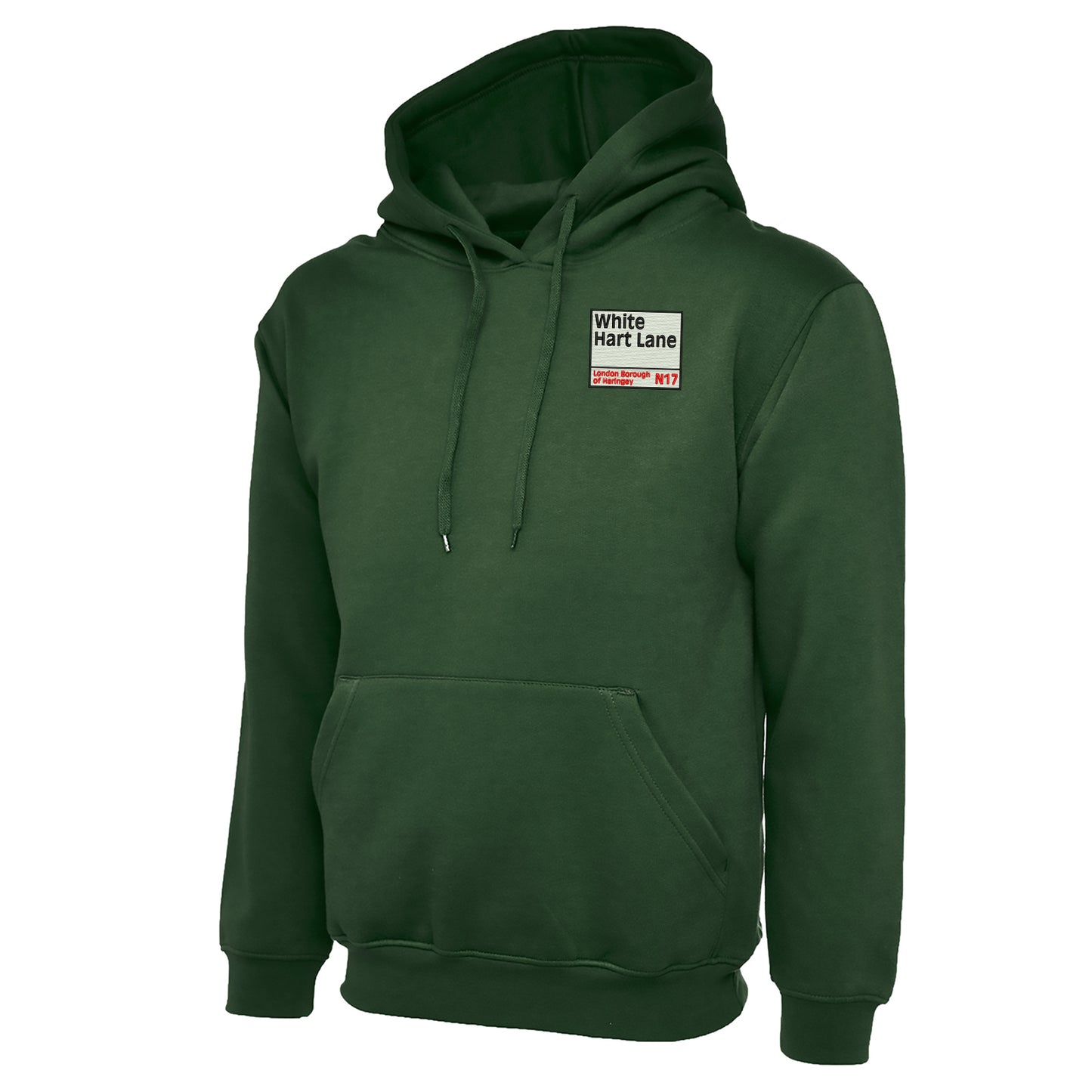 Retro White Hart Lane Hoodie