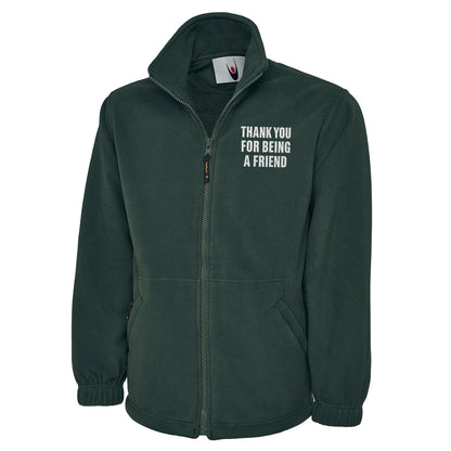 Thank You for Being a Friend Fleece Jacket 