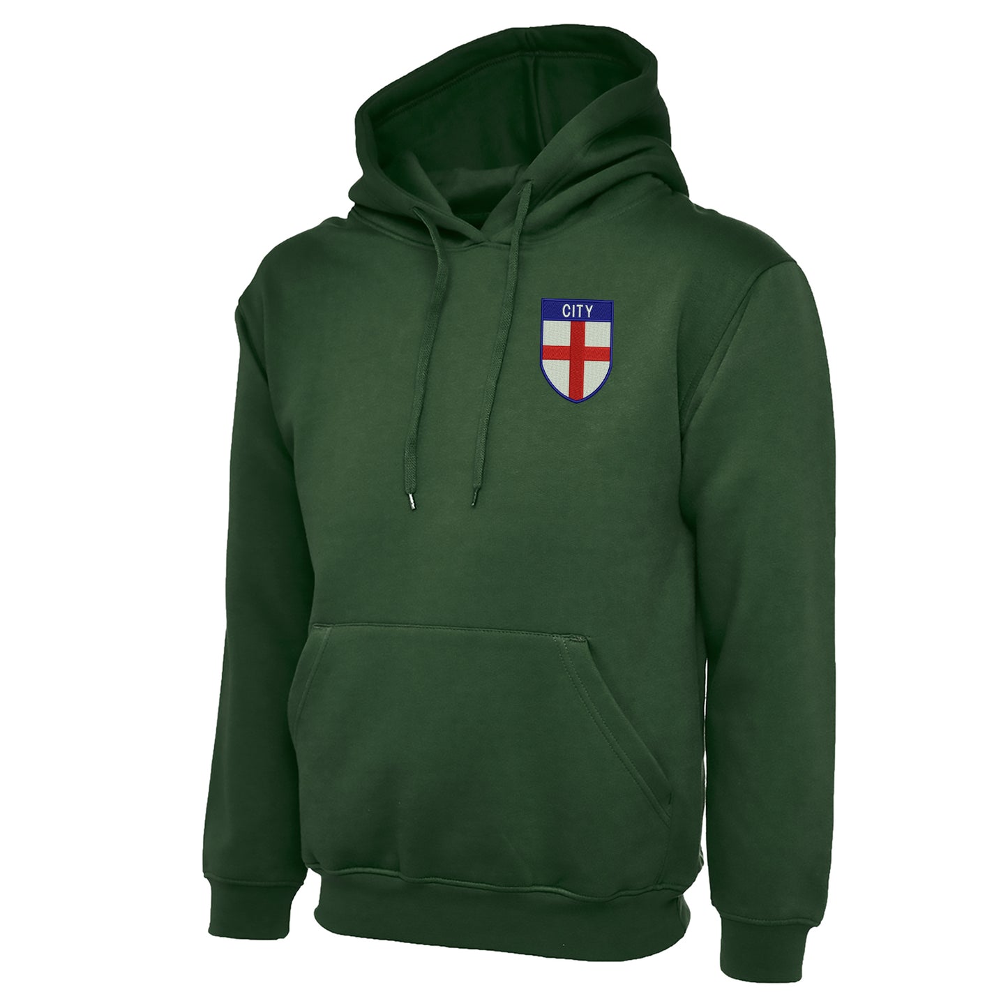 City Flag of England Shield Hoodie