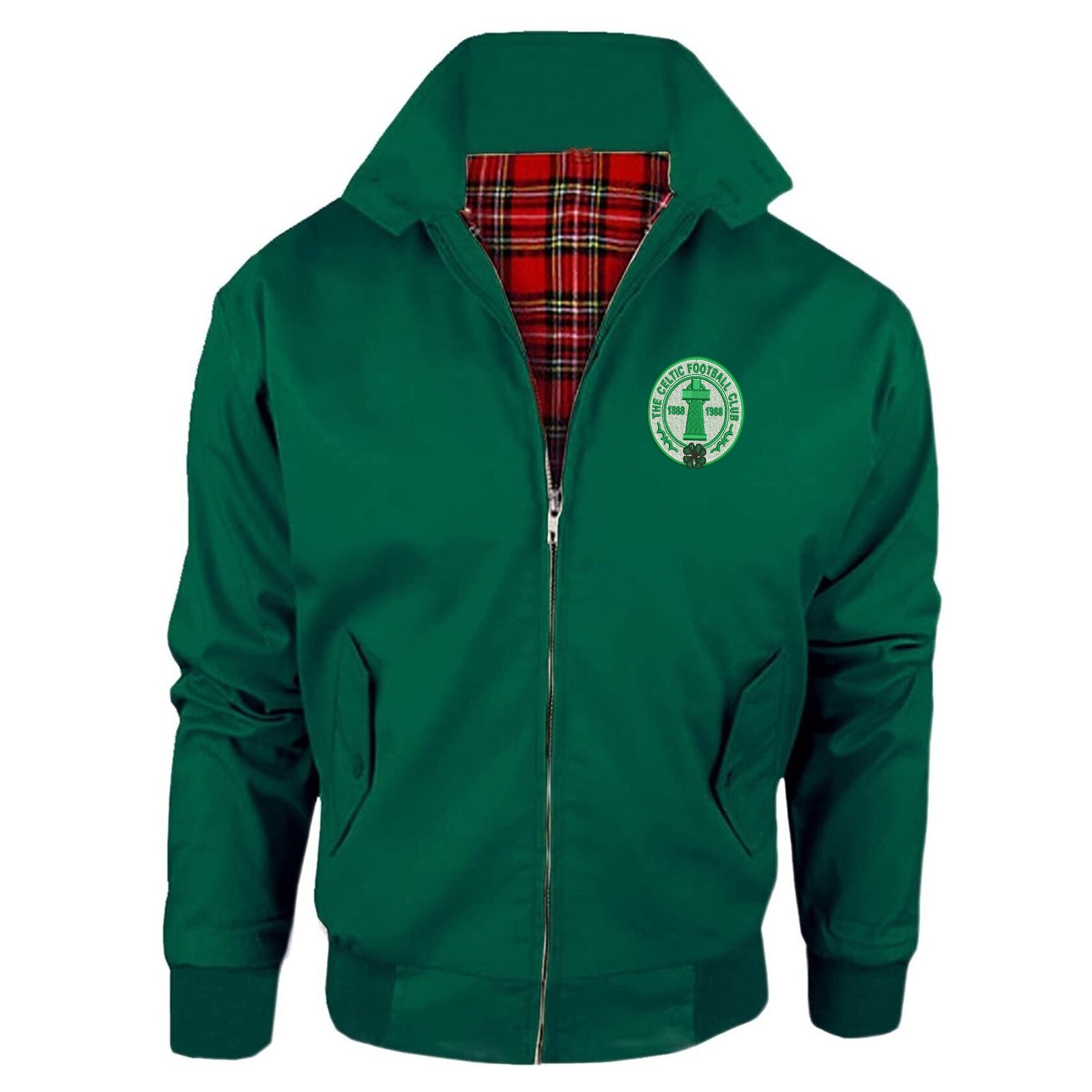 Celtic Harrington Jacket | Embroidered Classic Celtic Coats for Sale ...