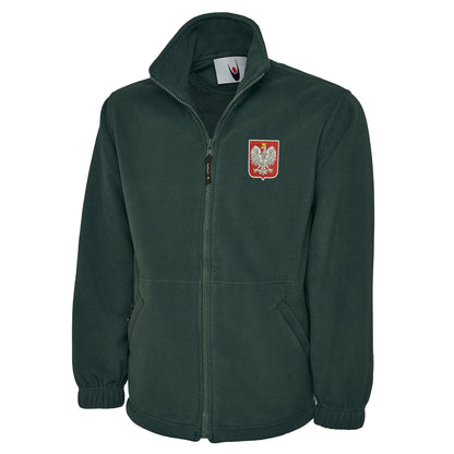 Retro Poland Embroidered Premium Fleece
