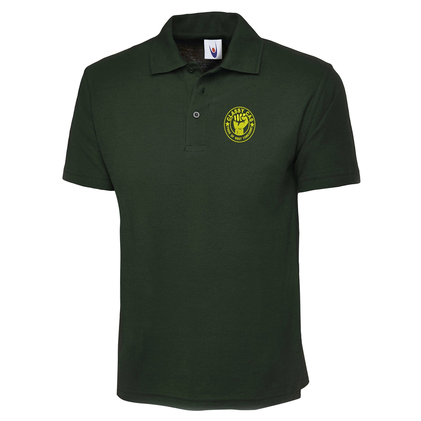 Classy Cas Pride of West Yorkshire Embroidered Classic Polo Shirt