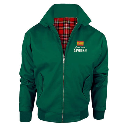 Proud to be Spanish Embroidered Classic Harrington Jacket