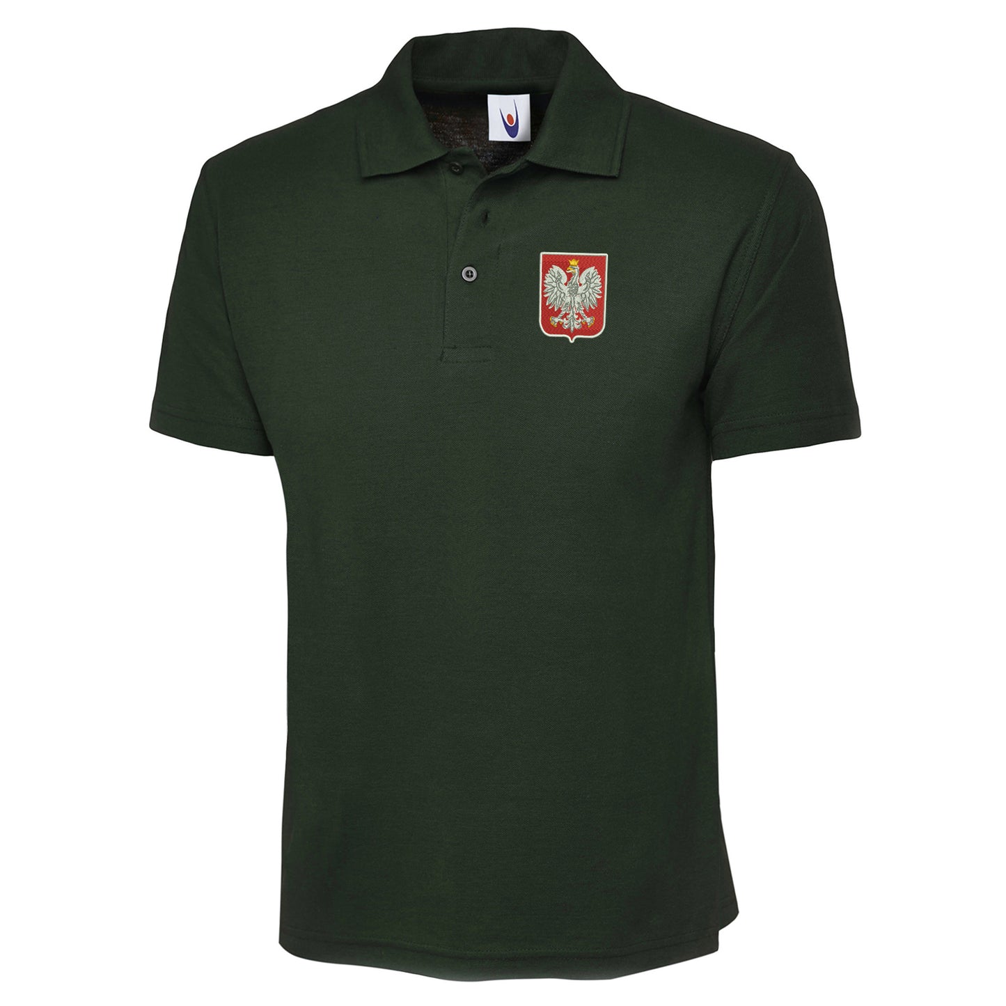 Retro Poland Embroidered Classic Polo Shirt