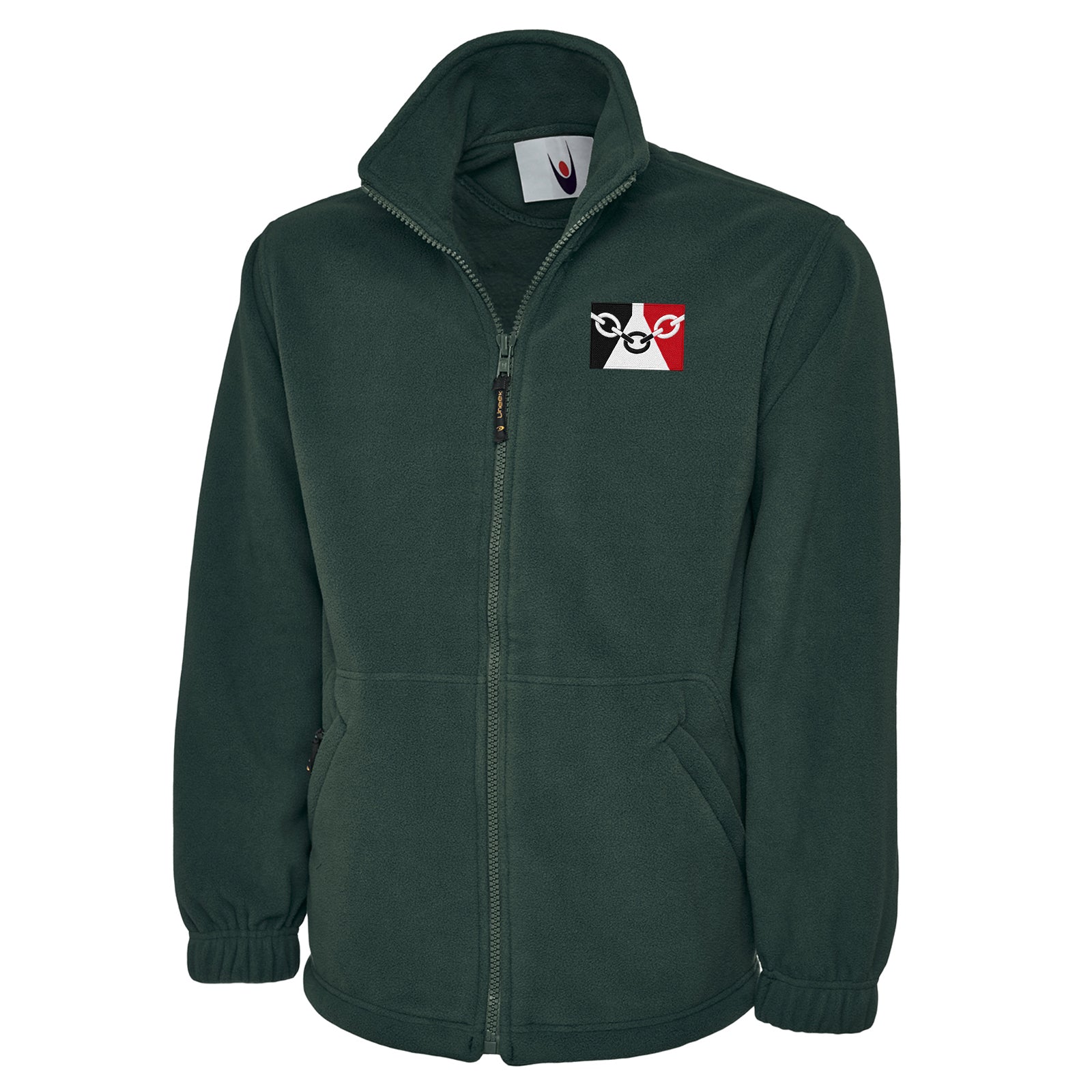 Black Country Flag Fleece Jacket 
