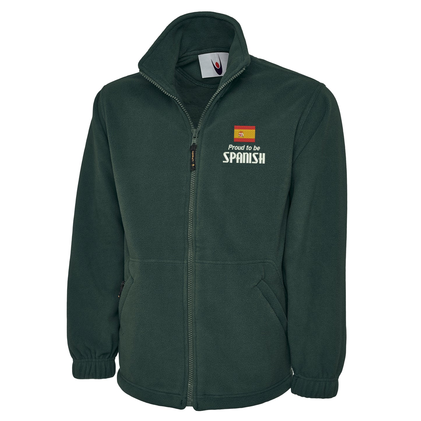 Proud to be Spanish Embroidered Premium Fleece