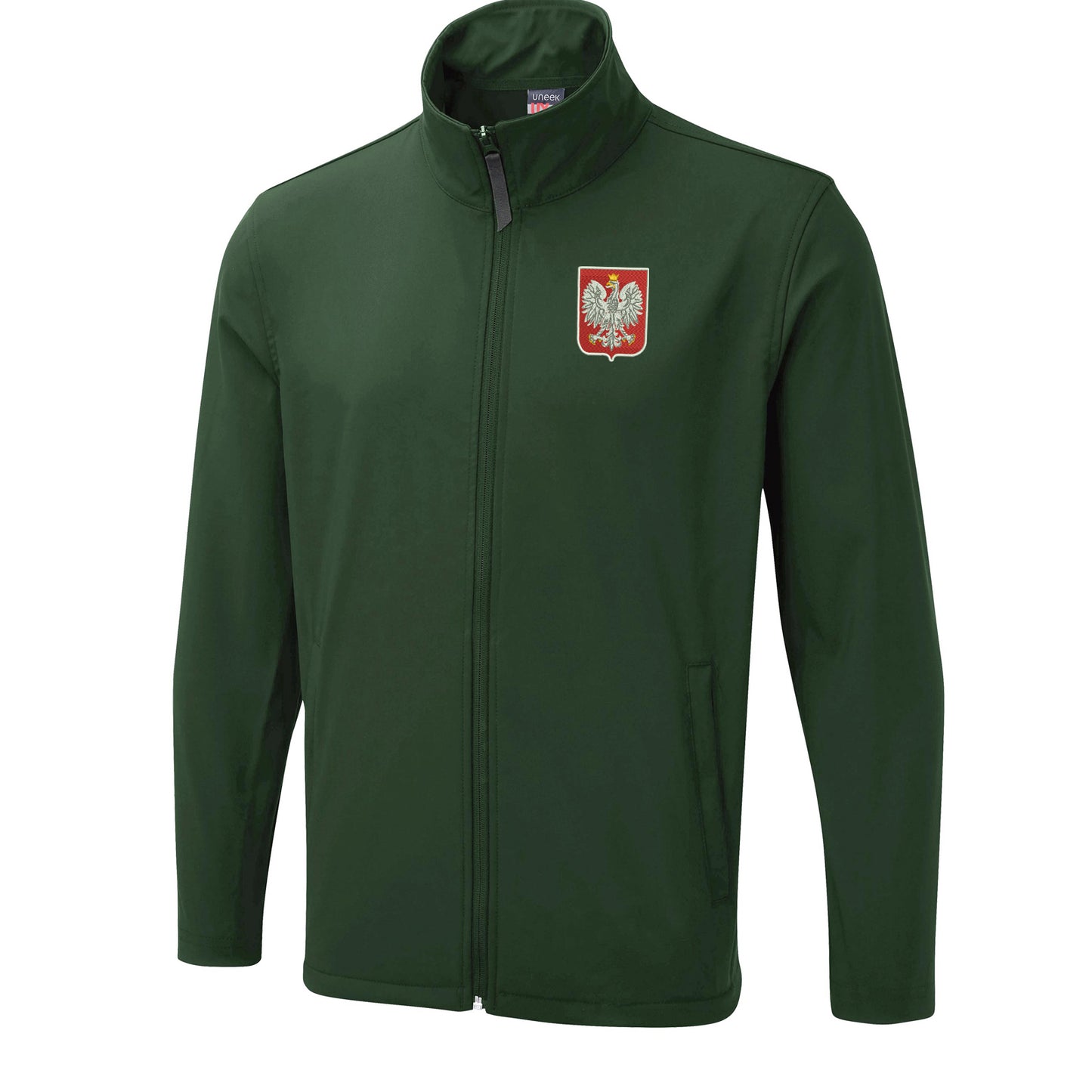 Retro Poland Embroidered Lightweight Soft Shell Jacket