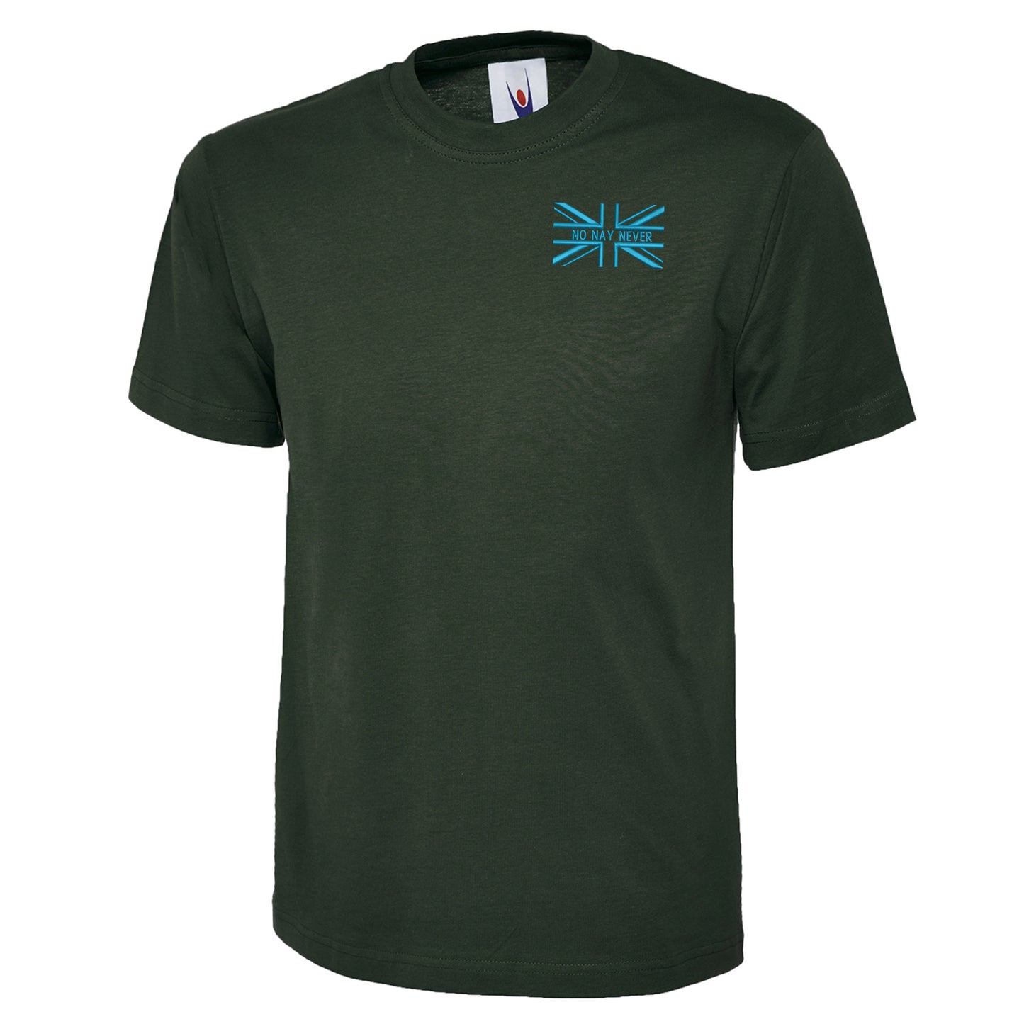 No Nay Never Union Jack Embroidered Classic T-Shirt