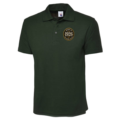 Made in 1926 Birthday Polo Shirt 