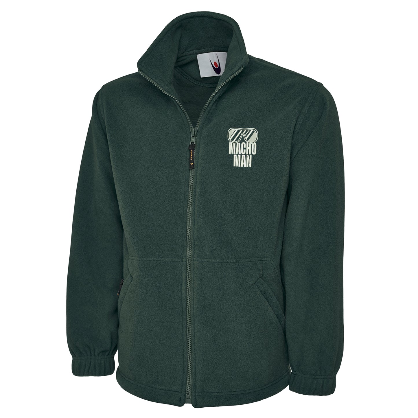 Macho Man Embroidered Premium Fleece